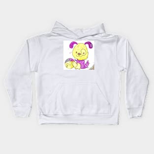 Doggie By Numbers With Candy Kids Hoodie